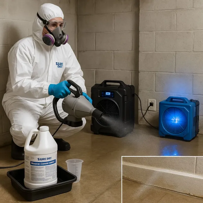 Sanitization and Odor Removal process in Westchase, FL